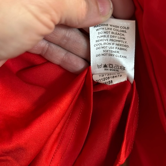 VGUC Opna Athletic Red Compression Shirt Youth M Moisture Wicking UVA Rash Guard - Picture 5 of 5